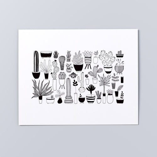 'All the Plants' Print, multiple sizes