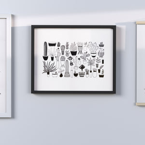 'All the Plants' Print, multiple sizes