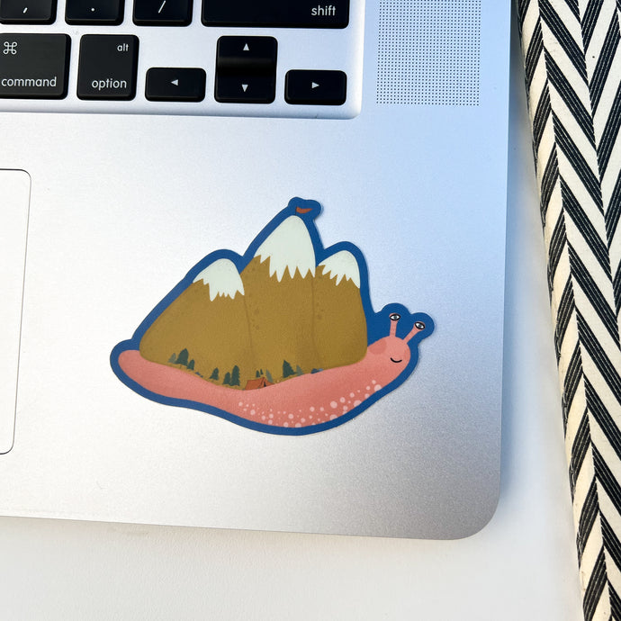 Move Mountains Snail Sticker