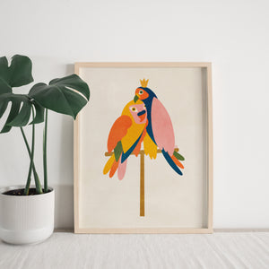 Love Birds Print, 11x14