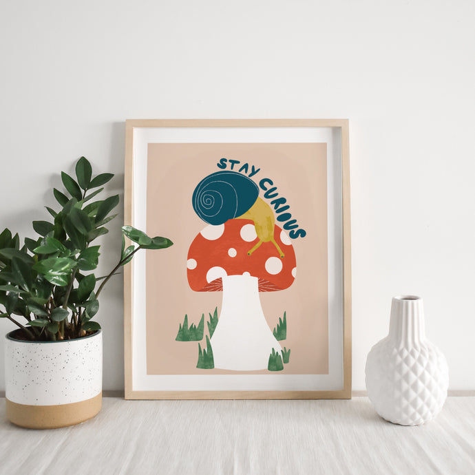 Stay Curious Print, 11x14